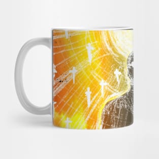 Red and blue weather Mug